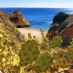 Lagos sete trilhos de vales suspensos, praia do Algarve